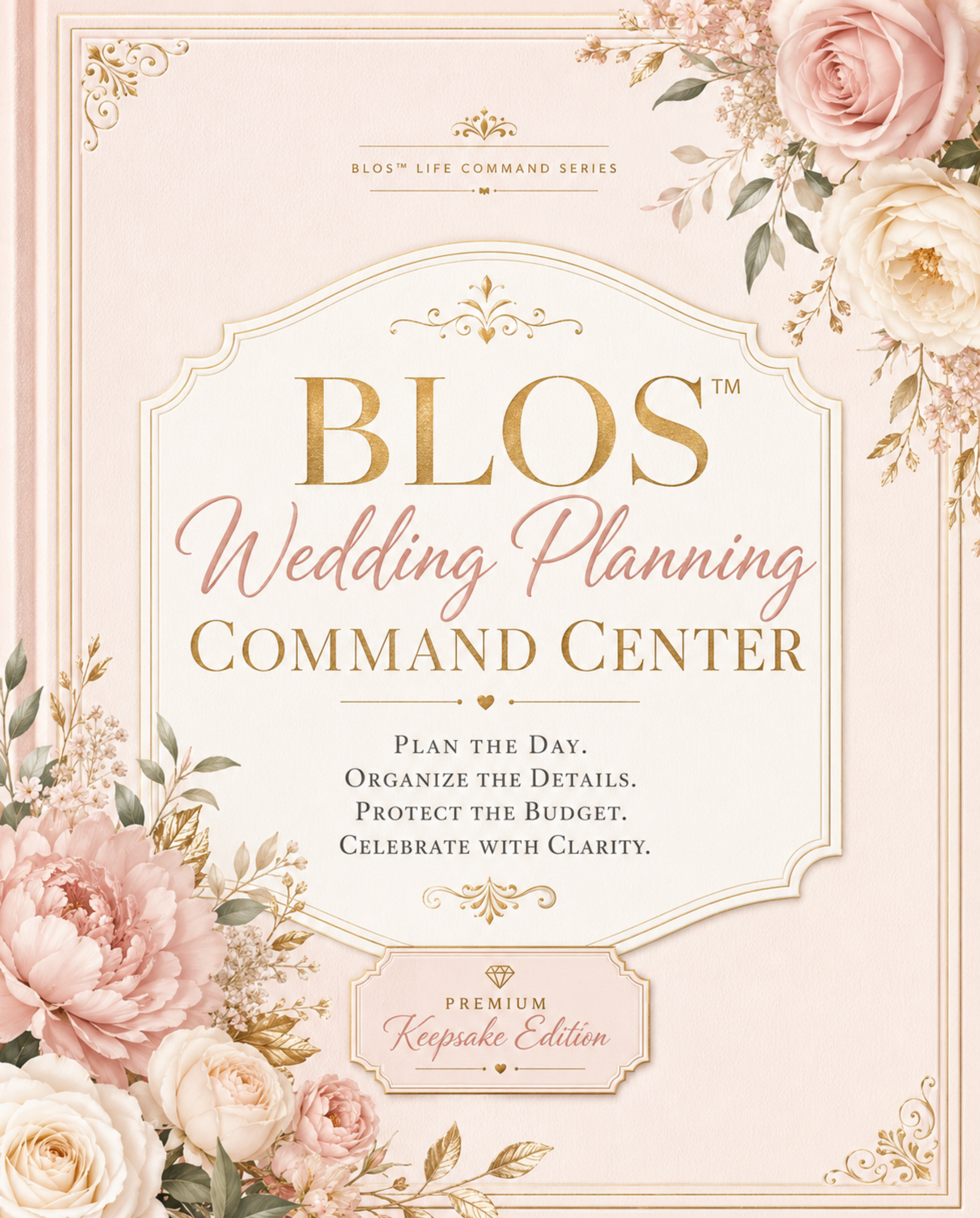 BLOS™ Wedding Planning Command Center book cover